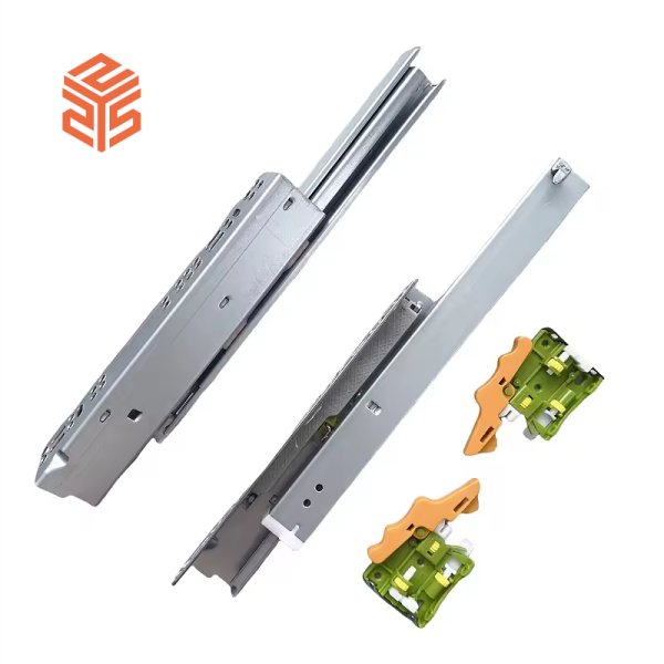 Hydraulic 3D drawer slides heavy duty telescopic channel undermount drawer slides cabinet