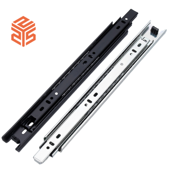 Furniture kitchen cabinet 35mm iron full extension telescopic channel