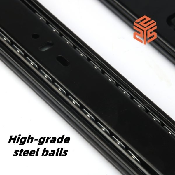 45MM Slide Rail Factory Direct Manufacturer Cabinet Kitchen Telescopic Channel Soft Close Drawer Slide - Image 3