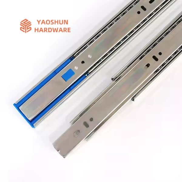 45mm Kitchen Hydraulic Telescopic Channel Rails Soft Closing Cabinet Slides Full Extension Drawer Slides - Image 7