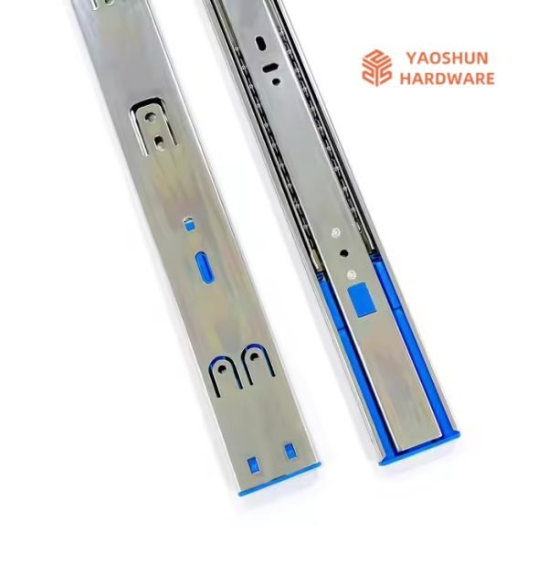 45mm Kitchen Hydraulic Telescopic Channel Rails Soft Closing Cabinet Slides Full Extension Drawer Slides - Image 8