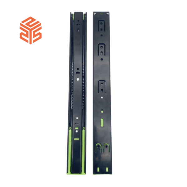 Drawer Runners Ball Bearing Buffer Drawer Guides Furniture Telescopic Channel Soft Closing Drawer Slide - Image 7