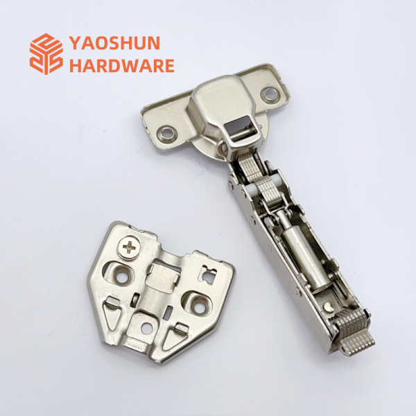 Upscale new product iron hydraulic furniture fitting buffering 3d adjustable hinges cabinet - Image 3