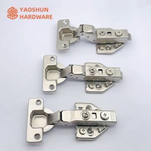 Upscale new product iron hydraulic furniture fitting buffering 3d adjustable hinges cabinet