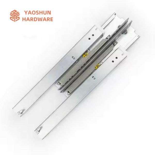 Wholesale Furniture hardware 3 fold soft close concealed undermount drawer slides cabinet - Image 7