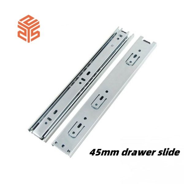 Premium 45mm Ball Bearing Drawer Slides for Effortless Opening - Image 2